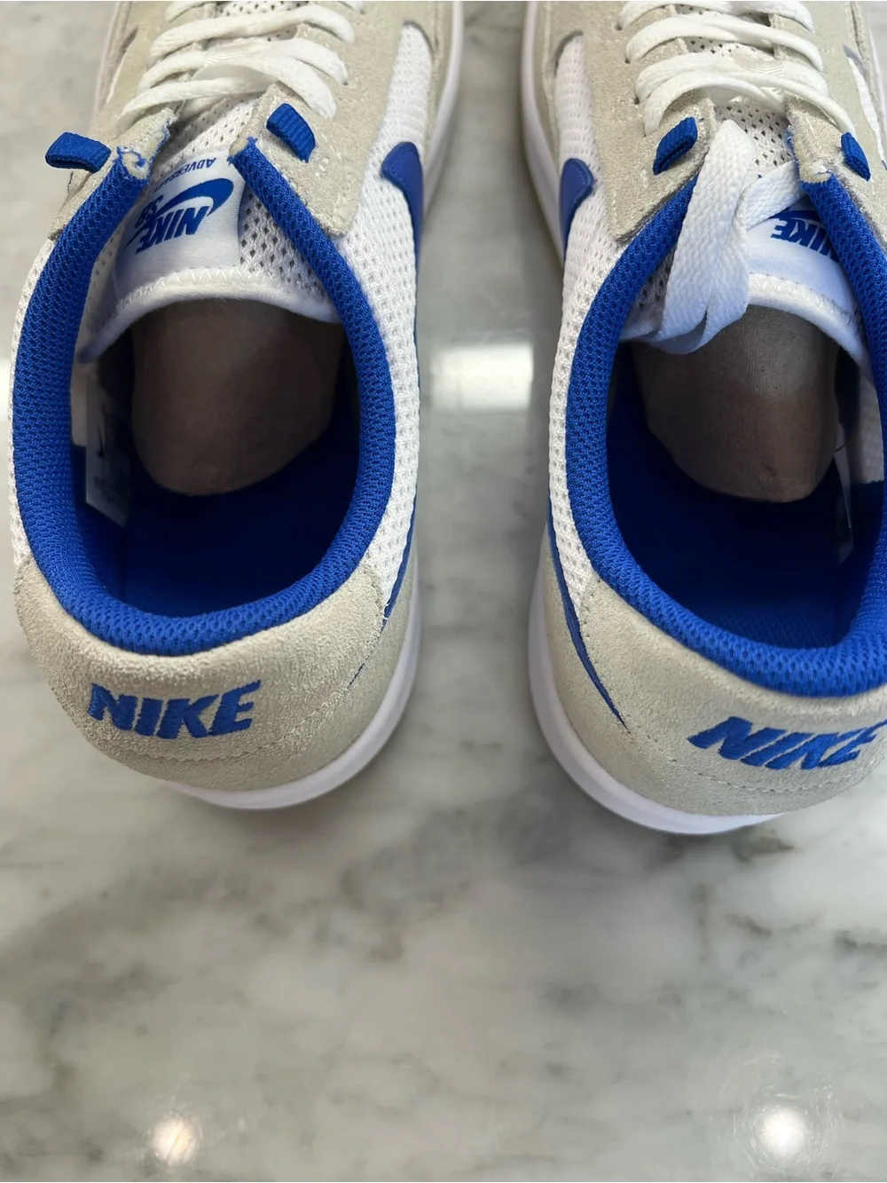Nike Adversary SB White Hyper Royal- Size 13